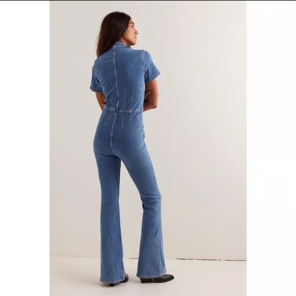 Free People Jayde Flare Jumpsuit - Picture 2 of 4